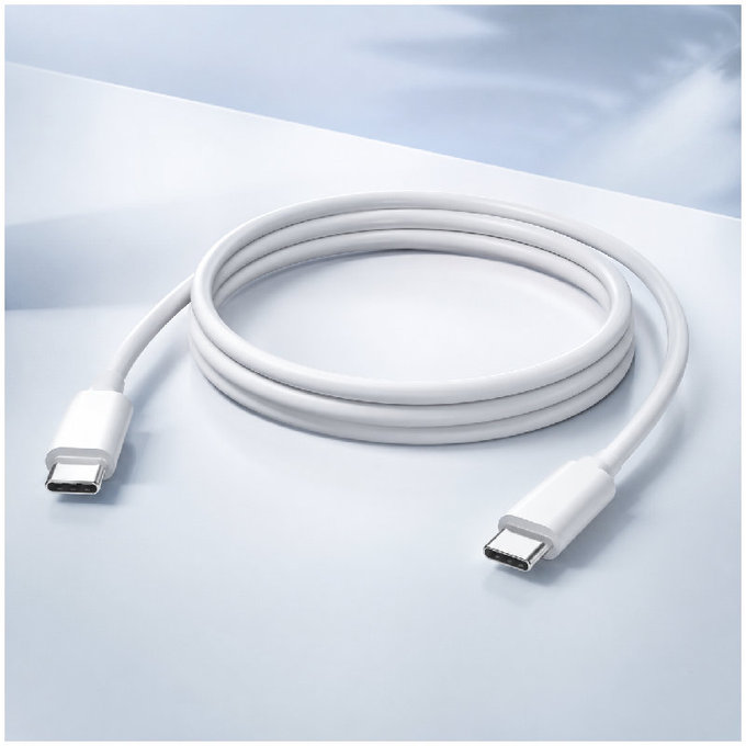 FixPremium - Kabel USB-C/USB-C, 1.5m, bijela