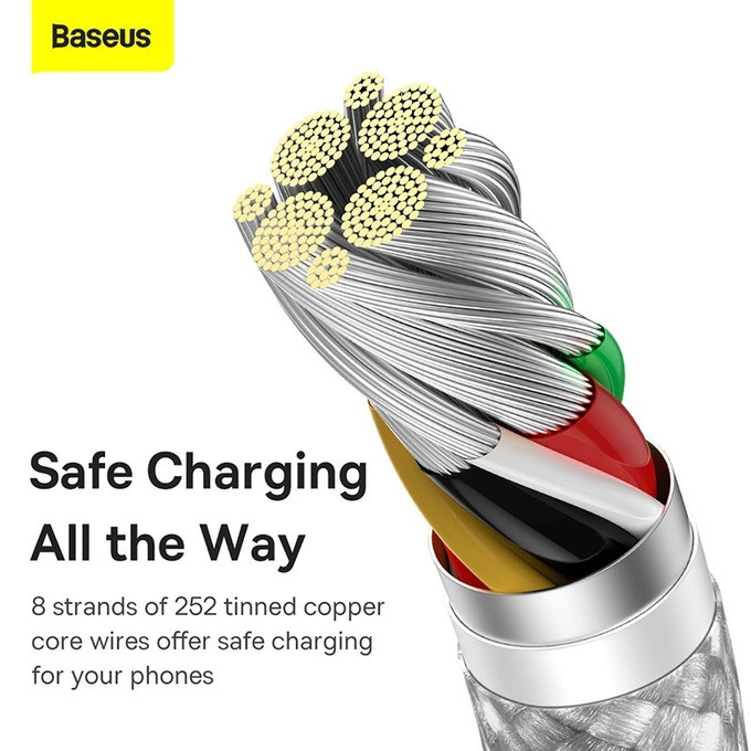 Baseus - Kabel USB-C/USB, 1.5m, bijela