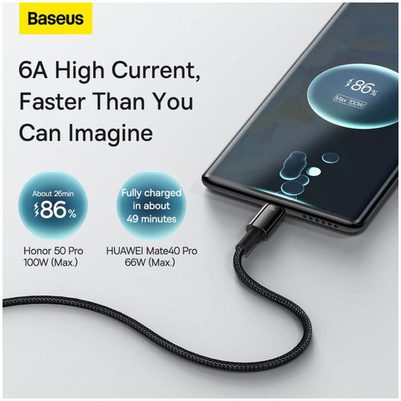 Baseus - Kabel USB-C/USB, 1.5m, crna