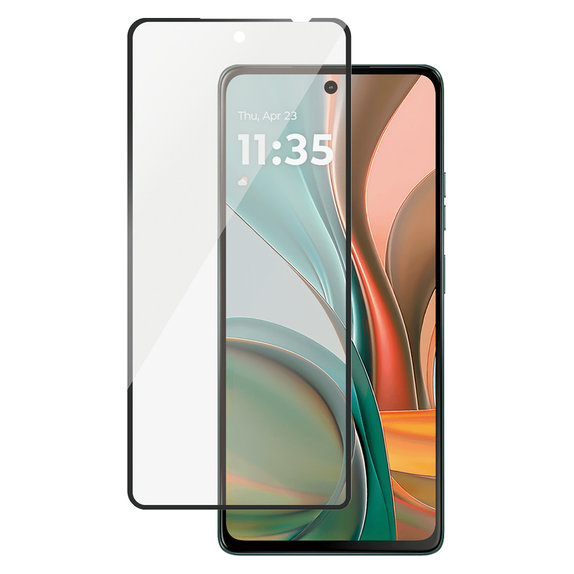 Kaljeno staklo UWF za Motorola Moto G75 5G, Crna, SAFE by PanzerGlass