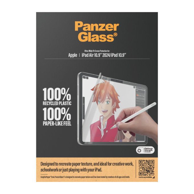 Zaštitna folija GraphicPaper UWF za iPad (10th Gen 2022)/(11th Gen 2025), prozirna, PanzerGlass