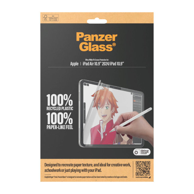 Zaštitna folija GraphicPaper UWF za iPad (10th Gen 2022)/(11th Gen 2025), prozirna, PanzerGlass