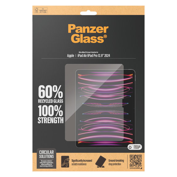 Kaljeno staklo UWF za iPad Air 13"/Pro 13", Prozirna, PanzerGlass