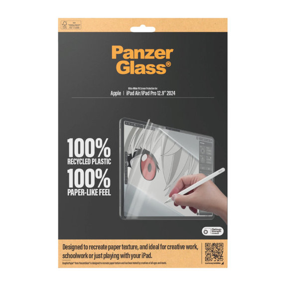 Zaštitna folija GraphicPaper UWF za iPad Air 13"/Pro 13", Prozirna, PanzerGlass