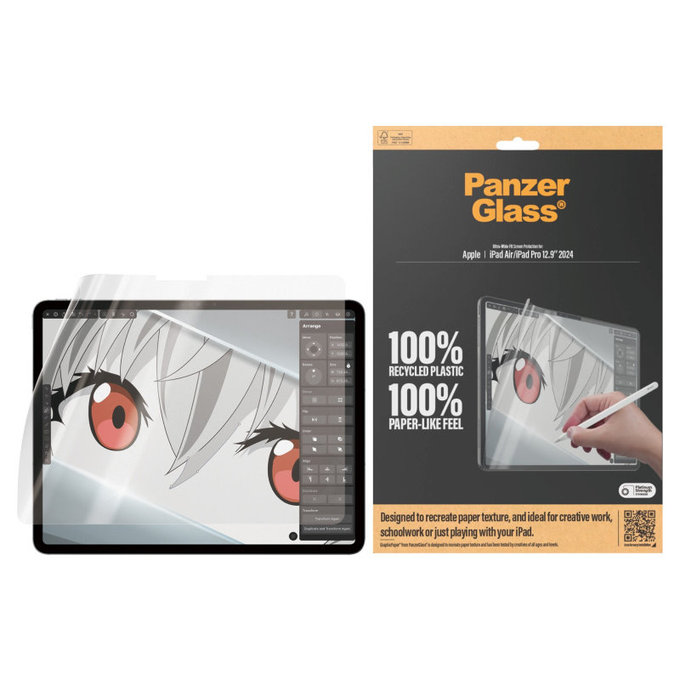 Zaštitna folija GraphicPaper UWF za iPad Air 13"/Pro 13", Prozirna, PanzerGlass