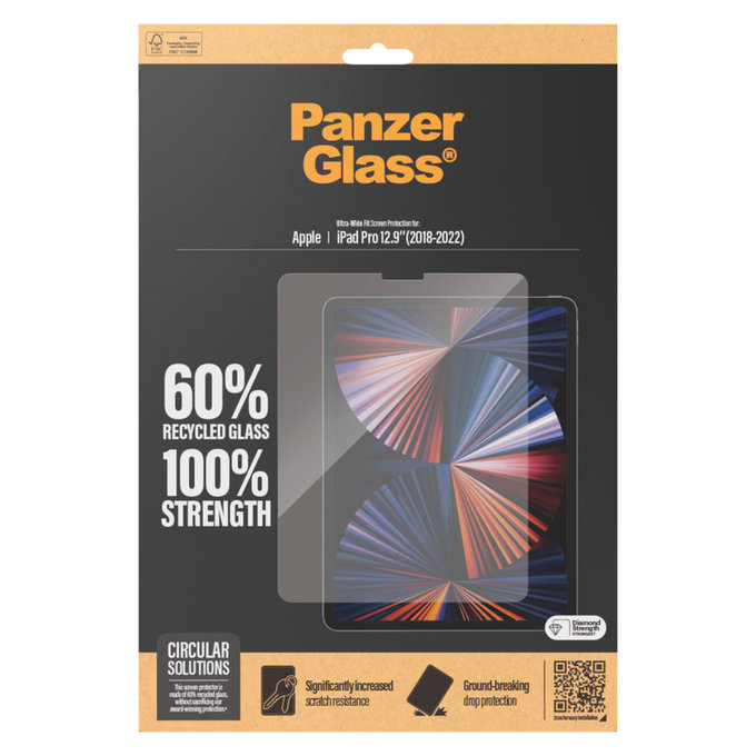 Kaljeno staklo UWF za iPad Pro 12,9'', Prozirna, PanzerGlass
