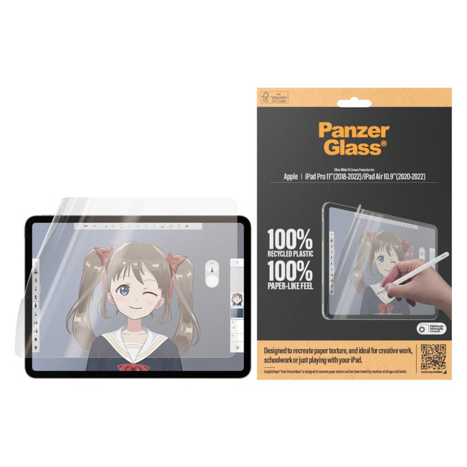 Zaštitna folija GraphicPaper UWF za iPad Pro 11"/Air 10,9'', Prozirna, PanzerGlass