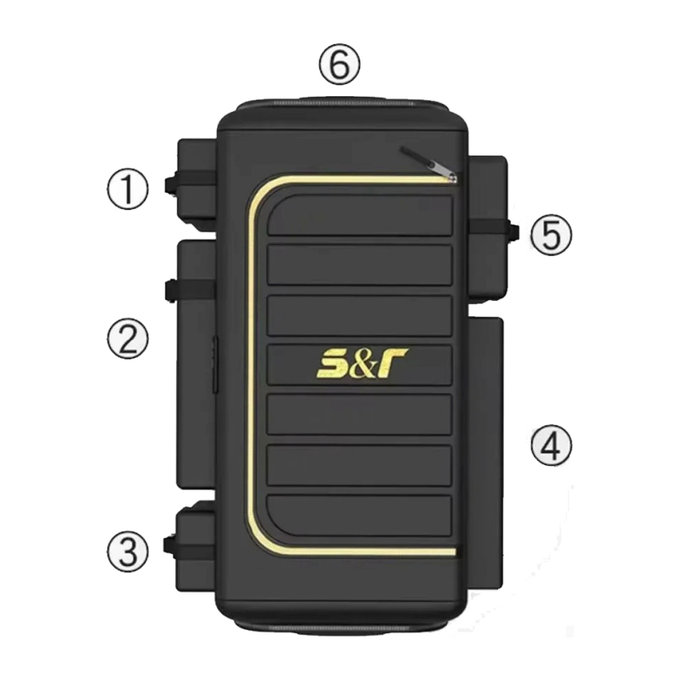 Torba/kutija za pohranu za prtljažnik 70L - 60x30x30cm
