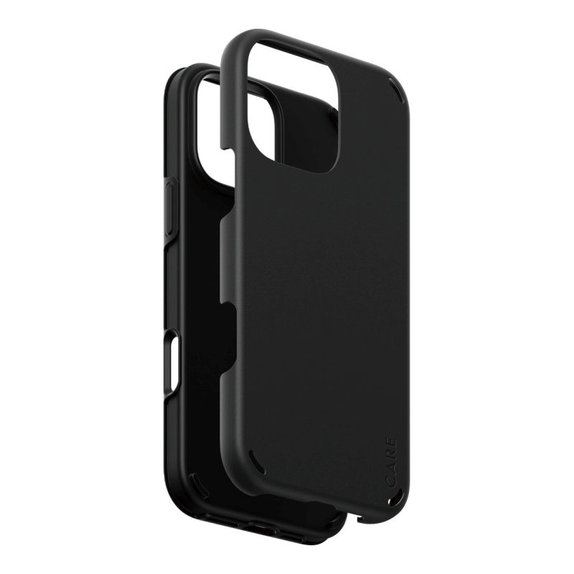 Maska Double Defense za iPhone 16 Pro Max, Crna, CARE