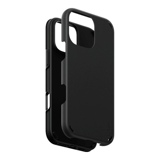Maska Double Defense za iPhone 16 Pro Max, Crna, CARE