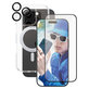 Bundle Hoops Ceramic + Kaljeno staklo UWF Ceramic + Maska Kickstand za iPhone 16 Pro, CARE