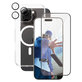 Bundle Hoops + Kaljeno staklo UWF + Maska Urban Combat za iPhone 16 Pro Max, CARE