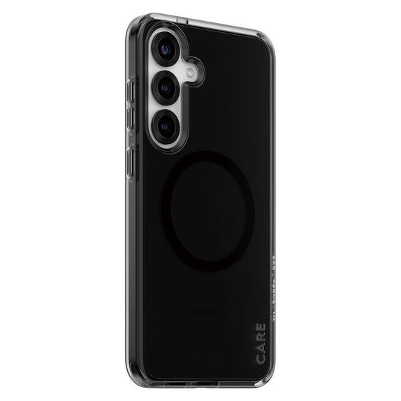 Maska Smokey s crnim QI za Samsung Galaxy S25+, Crna, PanzerGlass