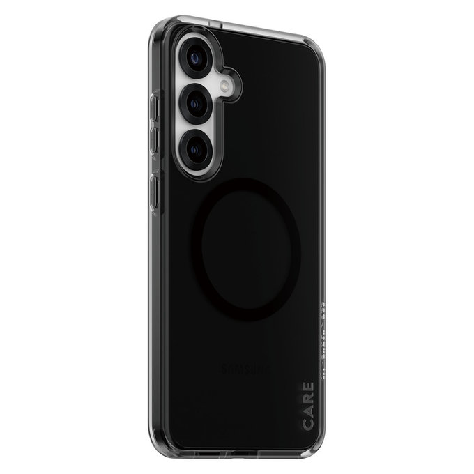 Maska Smokey s crnim QI za Samsung Galaxy S25+, Crna, PanzerGlass