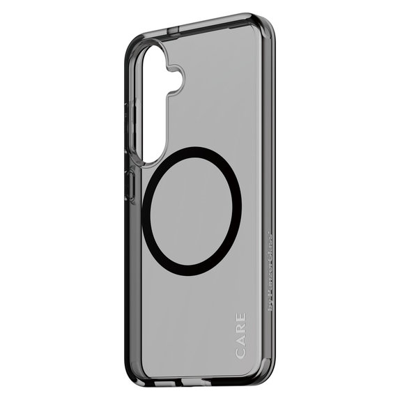Maska Smokey s crnim QI za Samsung Galaxy S25, Crna, PanzerGlass