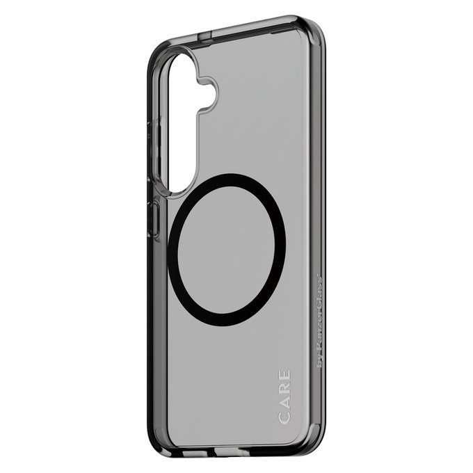 Maska Smokey s crnim QI za Samsung Galaxy S25, Crna, PanzerGlass