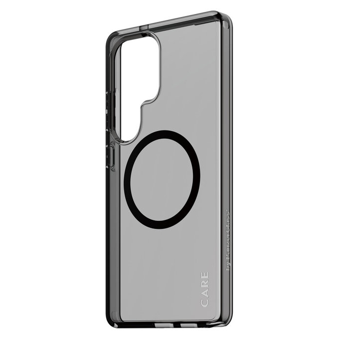 Maska Smokey s crnim QI za Samsung Galaxy S25 Ultra, Crna, PanzerGlass