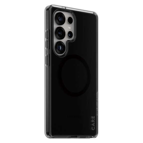 Maska Smokey s crnim QI za Samsung Galaxy S25 Ultra, Crna, PanzerGlass