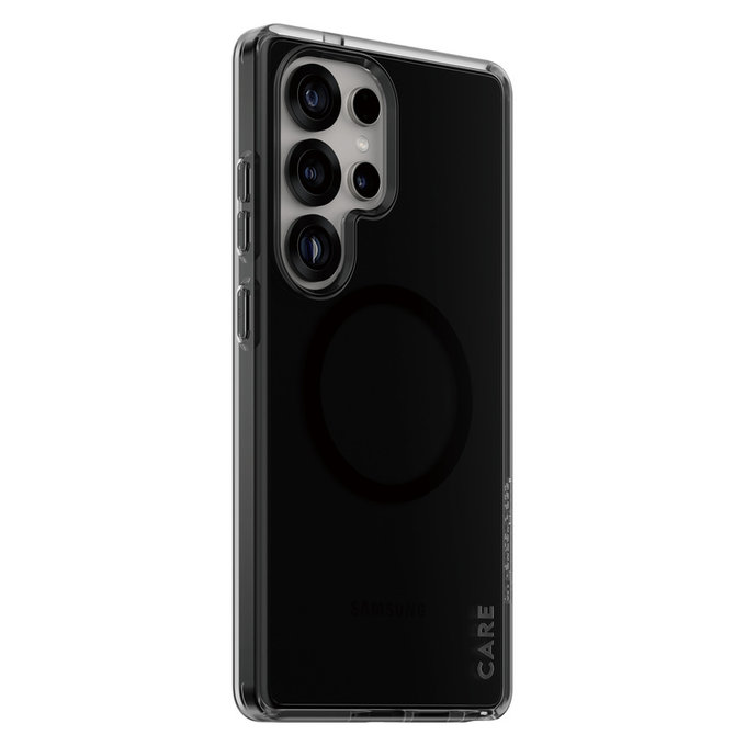Maska Smokey s crnim QI za Samsung Galaxy S25 Ultra, Crna, PanzerGlass