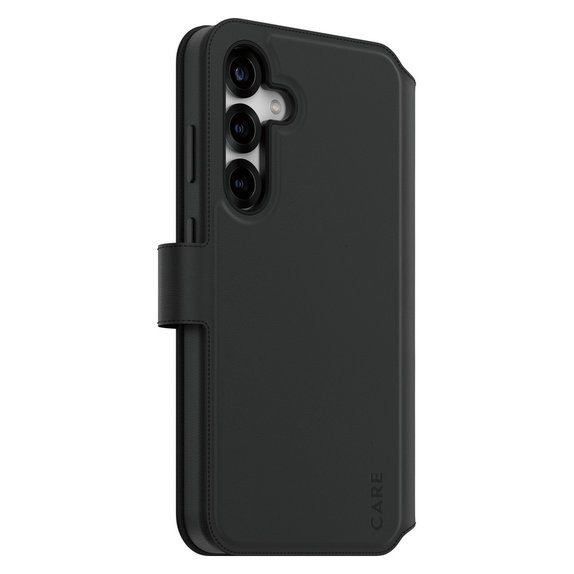 Maska Wallet Tango Two-In-One s QI za Samsung Galaxy S25+, Crna, PanzerGlass
