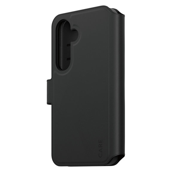 Maska Wallet Tango Two-In-One s QI za Samsung Galaxy S25, Crna, PanzerGlass