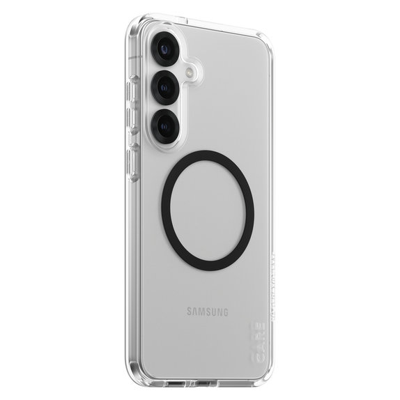 Maska Urban Combat s crnim QI za Samsung Galaxy S25+, Prozirna, PanzerGlass