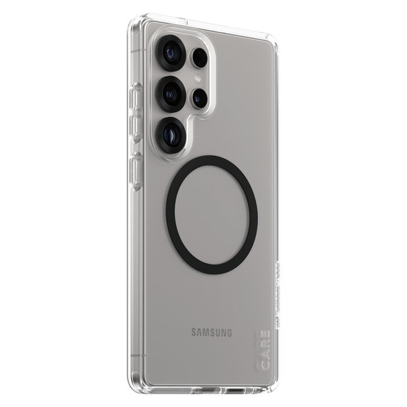 Maska Urban Combat s crnim QI za Samsung Galaxy S25 Ultra, Prozirna, PanzerGlass