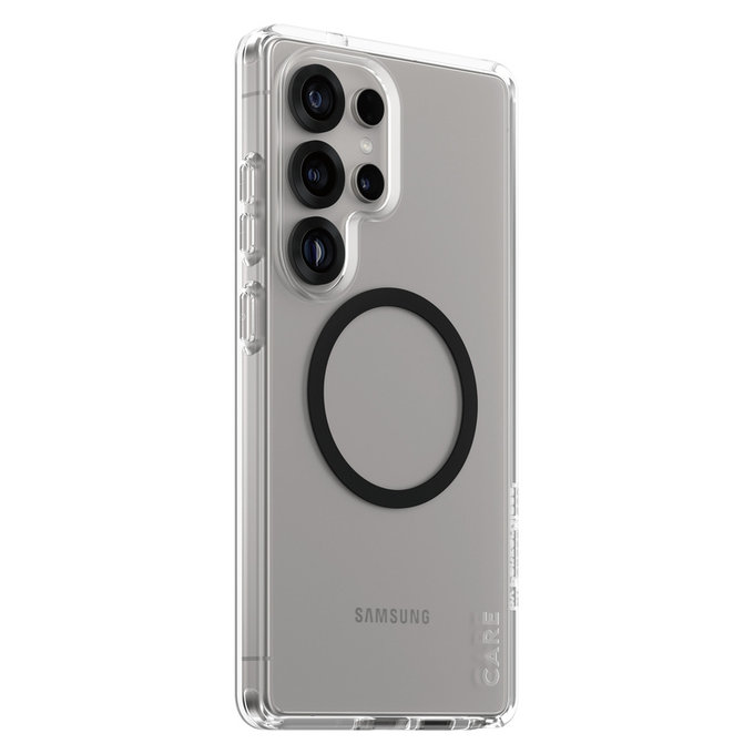 Maska Urban Combat s crnim QI za Samsung Galaxy S25 Ultra, Prozirna, PanzerGlass