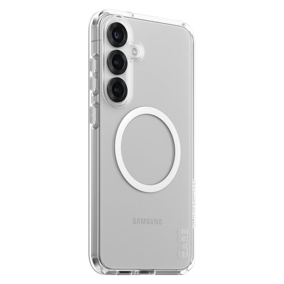 Maska Urban Combat s bijelim QI za Samsung Galaxy S25+, Prozirna, PanzerGlass
