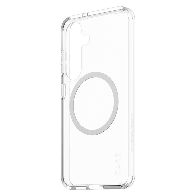 Maska Urban Combat s bijelim QI za Samsung Galaxy S25, Prozirna, PanzerGlass