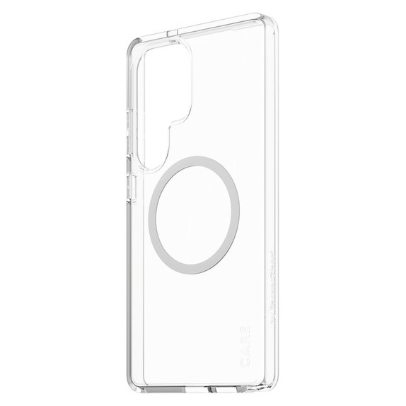 Maska Urban Combat s bijelim QI za Samsung Galaxy S25 Ultra, Prozirna, PanzerGlass
