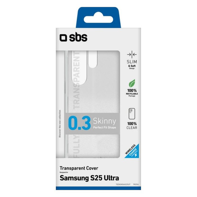 SBS - Maska Skinny za Samsung Galaxy S25 Ultra, transparent