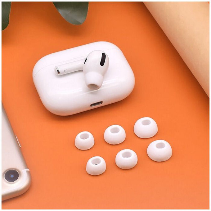 FixPremium - EarTips za AirPods Pro - Set 3 kom (L, S, XS), bijeli
