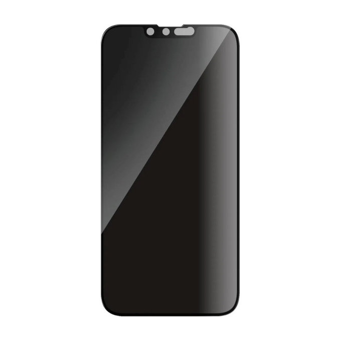 UWF Privacy kaljeno staklo s aplikatorom za iPhone 17e/16e/14/13/13 Pro, Crna, PanzerGlass
