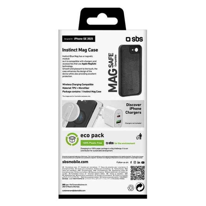 SBS - Maska Instinct za iPhone 16e, crna