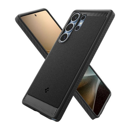 Spigen - Maska Rugged Armor z MagSafe za Samsung Galaxy S25 Ultra, Matte Black