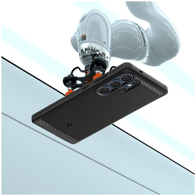 Spigen - Maska Rugged Armor z MagSafe za Samsung Galaxy S25 Ultra, Matte Black