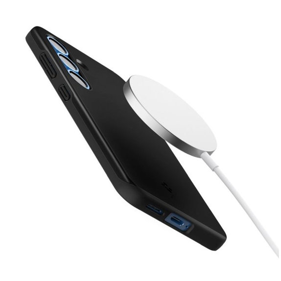 Spigen - Maska Thin Fit z MagSafe za Samsung Galaxy S25, crno