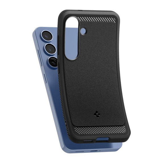 Spigen - Maska Rugged Armor z MagSafe za Samsung Galaxy S25, Matte Black