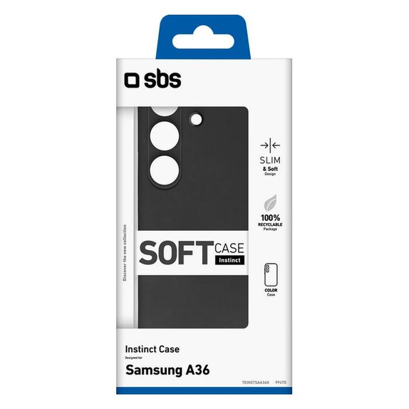 SBS - Maska Instinct za Samsung Galaxy A36 5G, crno