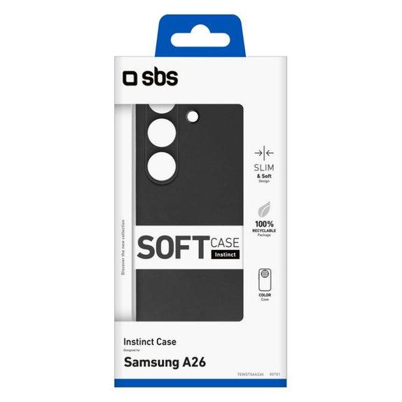 SBS - Maska Instinct za Samsung Galaxy A26, crno