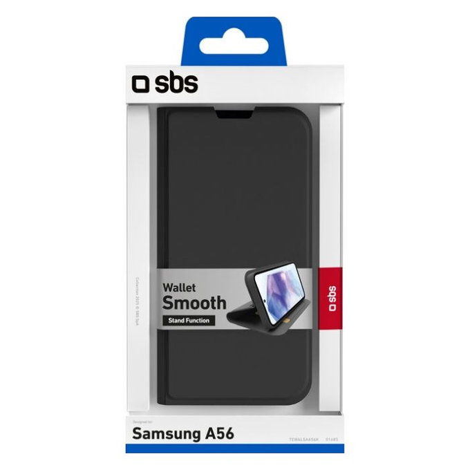 SBS - Maska Book Wallet Smooth za Samsung Galaxy A56, crno