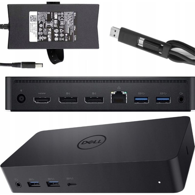 Dell D6000 - Dok stanica (USB-C) + 130W Adapter Obnovljeno