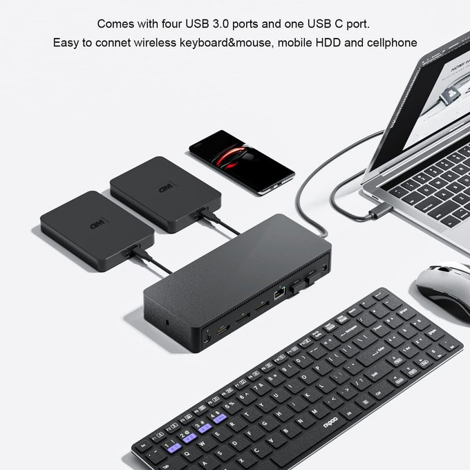 Dell D6000 - Dok stanica (USB-C) + 130W Adapter Obnovljeno