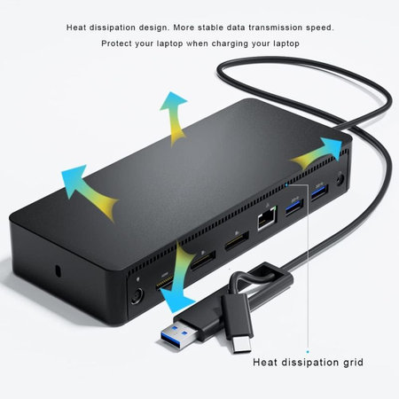 Dell D6000 - Dok stanica (USB-C) + 130W Adapter Obnovljeno