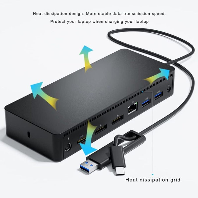 Dell D6000 - Dok stanica (USB-C) + 130W Adapter Obnovljeno