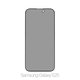 FixPremium Privacy Anti-Spy Glass - Kaljeno Staklo za Samsung Galaxy S25