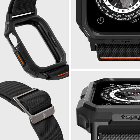Spigen - Remen Lite Fit "Pro" za Apple Watch (44, 45mm), Matte Black