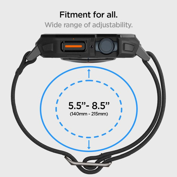 Spigen - Remen Lite Fit "Pro" za Apple Watch (44, 45mm), Matte Black