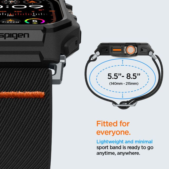 Spigen - Remen Lite Fit "Pro" za Apple Watch Ultra (49mm), Matte Black